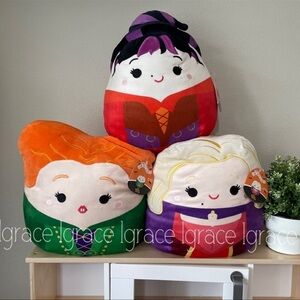 Squishmallow Hocus Pocus The Sanderson Sisters 12” Halloween